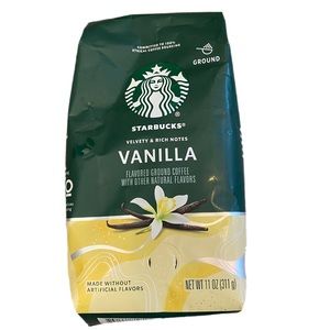 Starbucks vanilla coffee grounds